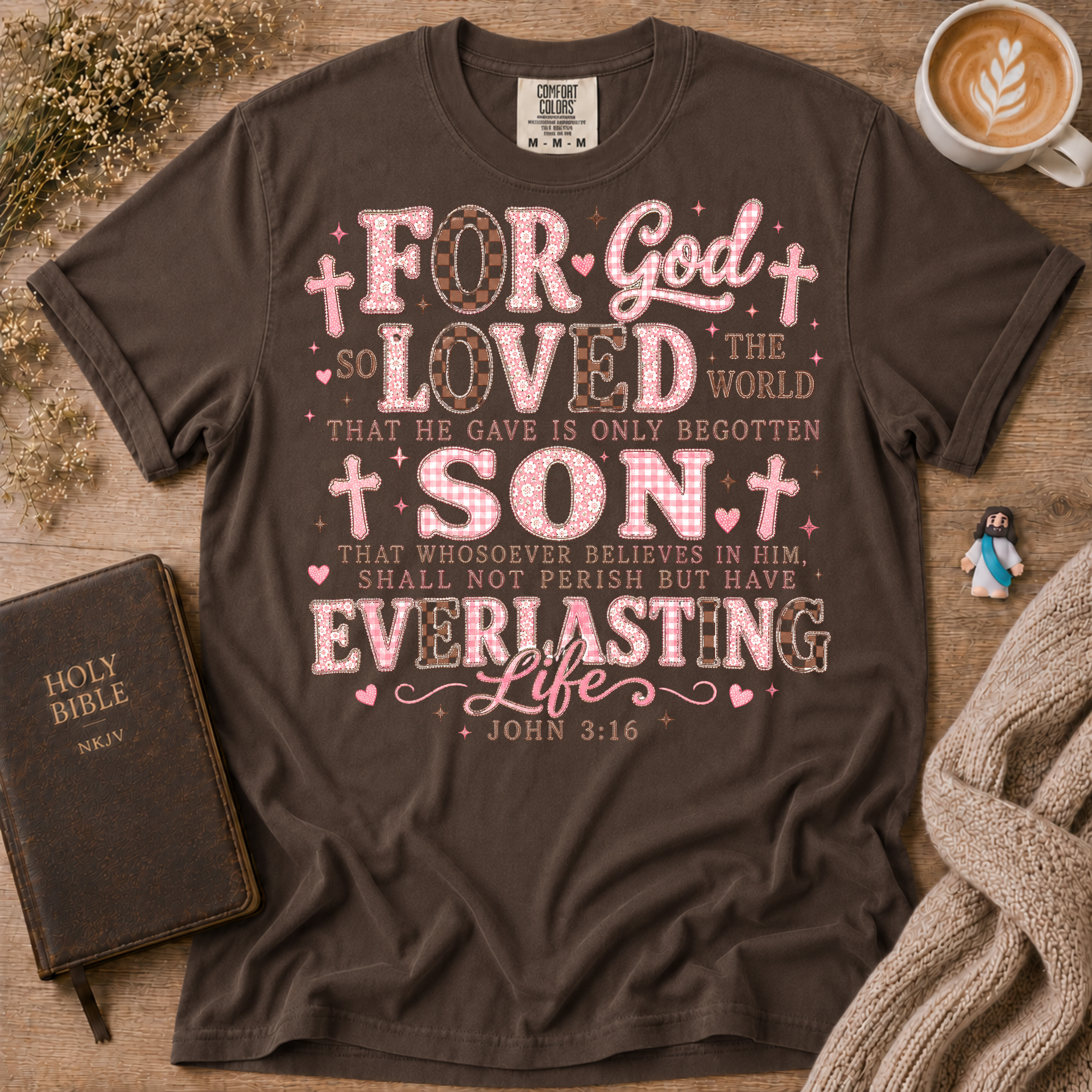 John 3:16 T-Shirt | Christian Faith Graphic Tee