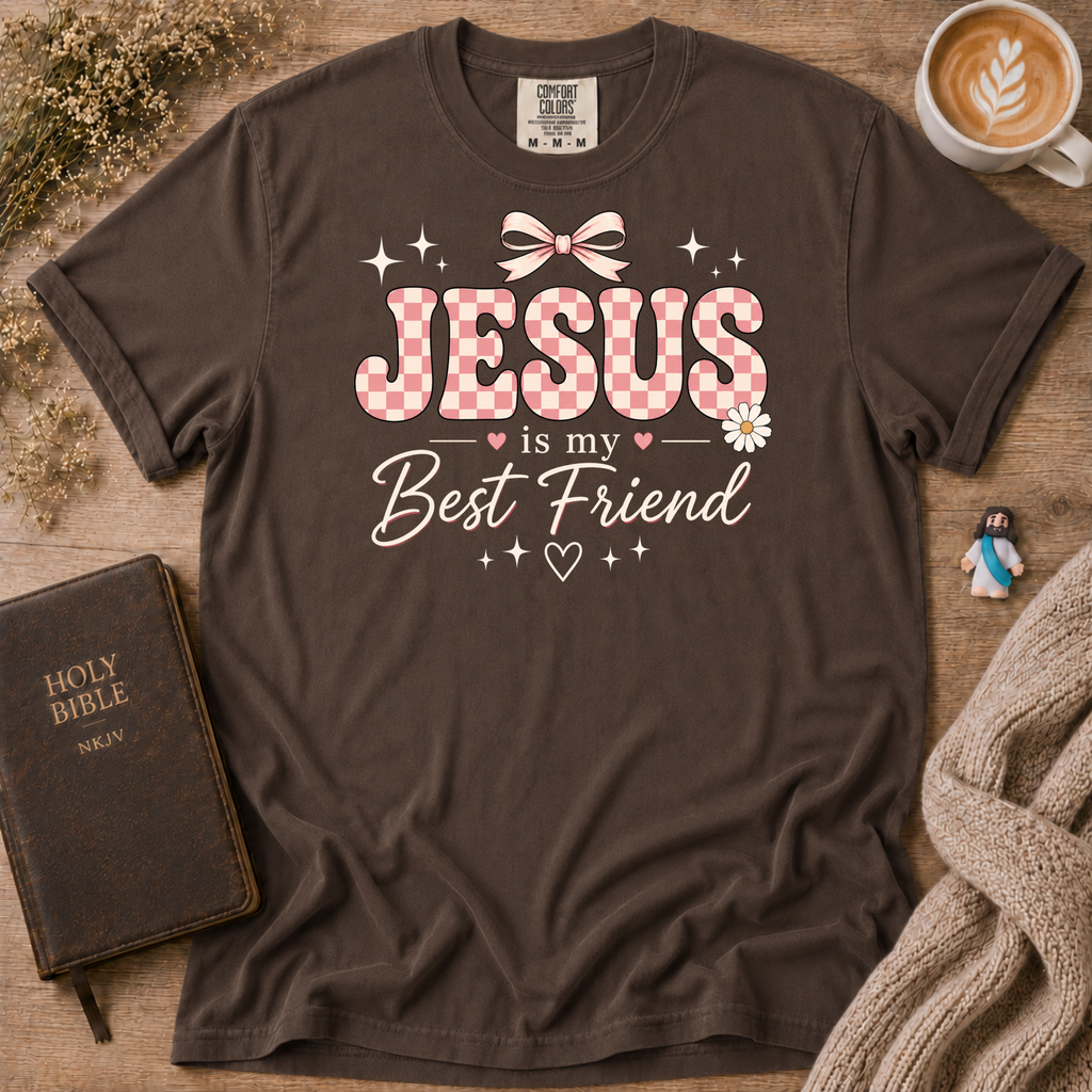 Jesus is My Best Friend T-Shirt | Christian Faith Graphic Tee