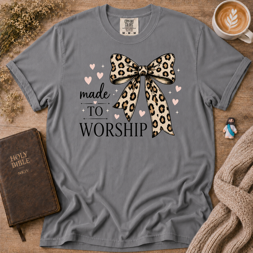 Made to Worship T-Shirt | Christian Faith Graphic Tee