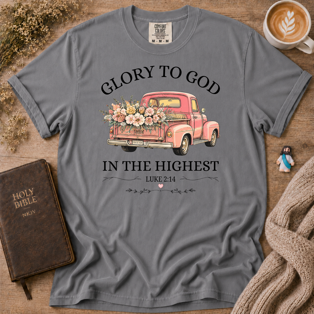 Glory To God T-Shirt | Christian Faith Graphic Tee