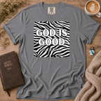 God Is Good Zebra T-Shirt | Christian Faith Graphic Tee