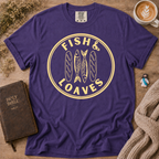 Fish & Loaves T-Shirt | Christian Faith Graphic Tee