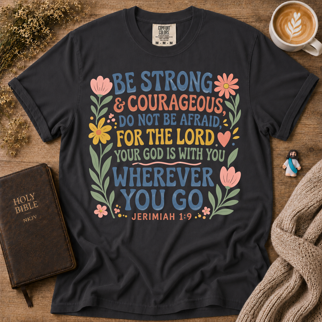 Jerimiah 1:9 T-Shirt | Christian Faith Graphic Tee