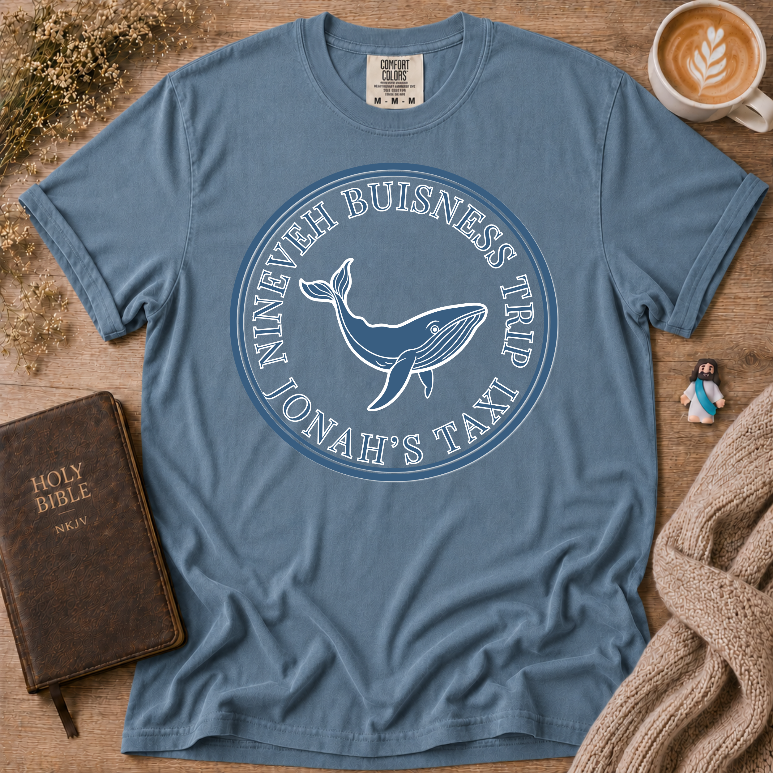 Jonah's Taxi T-Shirt | Christian Faith Graphic Tee