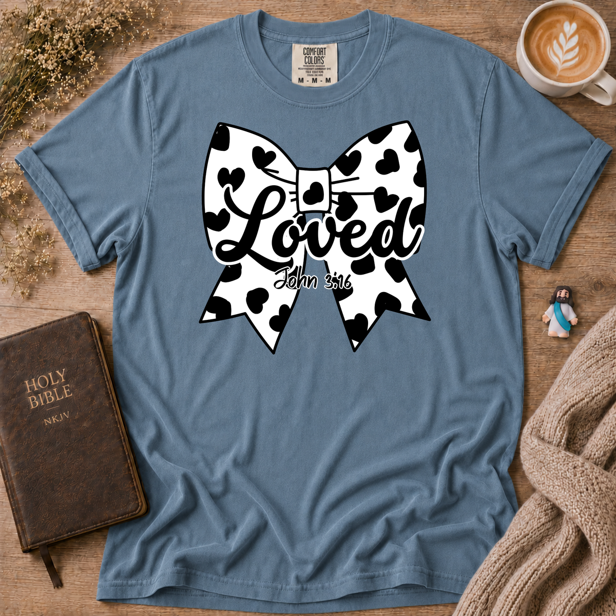 Cowgirl Polka Dot Bow T-Shirt | Christian Faith Graphic Tee