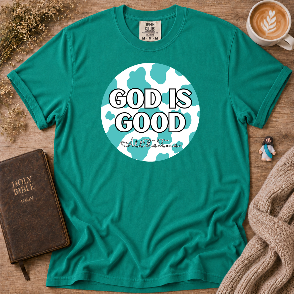 God Is Good Moo-Moo T-Shirt | Christian Faith Graphic Tee