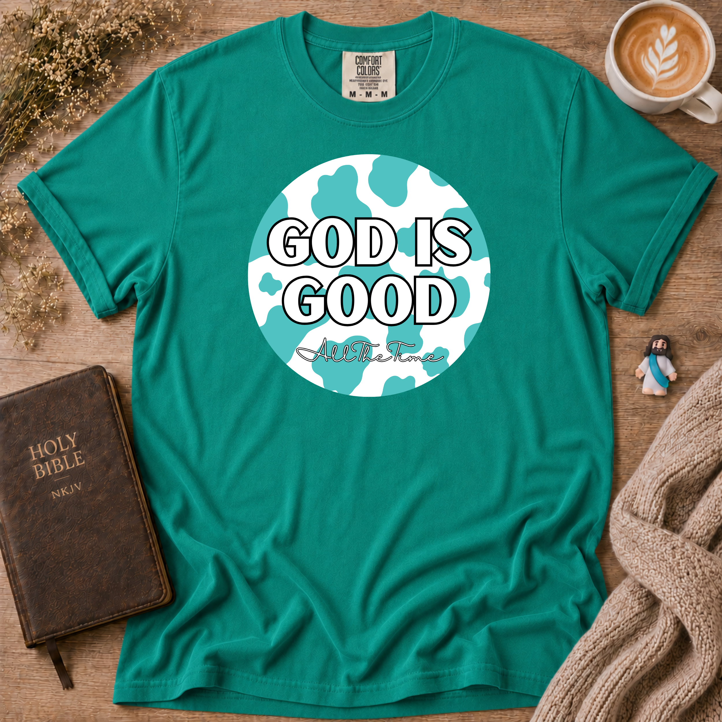 God Is Good Moo-Moo T-Shirt | Christian Faith Graphic Tee