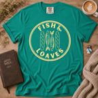 Fish & Loaves T-Shirt | Christian Faith Graphic Tee