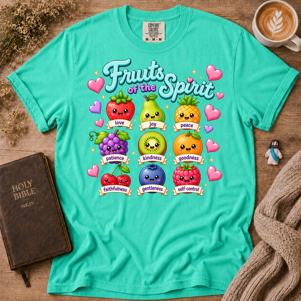 Fruits Of The Spirit Emojis T-Shirt | Christian Faith Graphic Tee