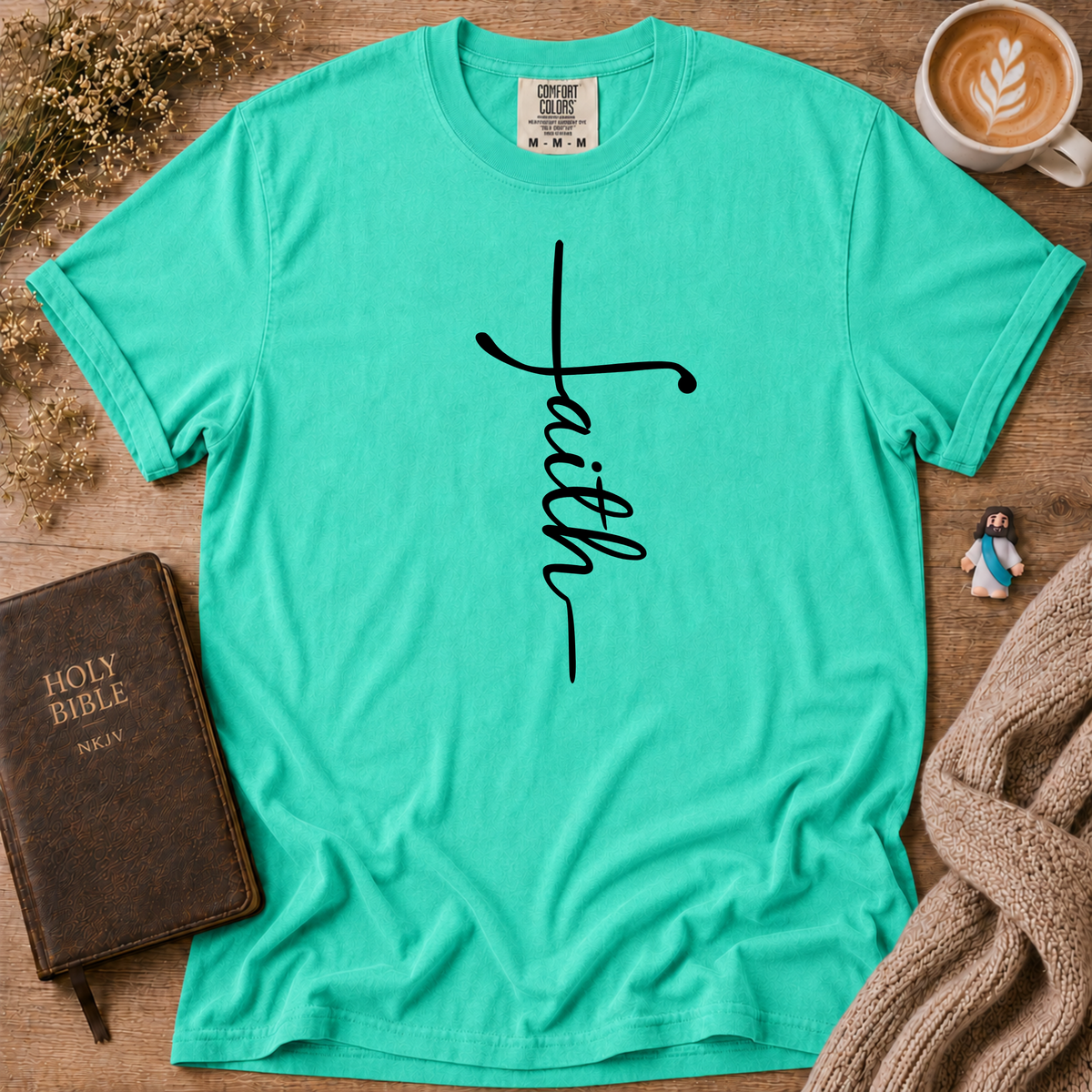 Faith Cross T-Shirt | Christian Faith Graphic Tee