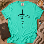 Love Cross T-Shirt | Christian Faith Graphic Tee