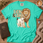 Lion&Lamb Logo T-Shirt | Christian Faith Graphic Tee