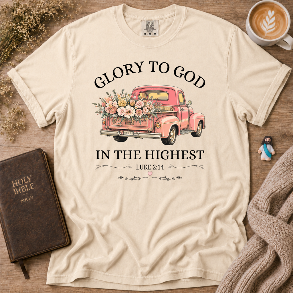 Glory To God T-Shirt | Christian Faith Graphic Tee