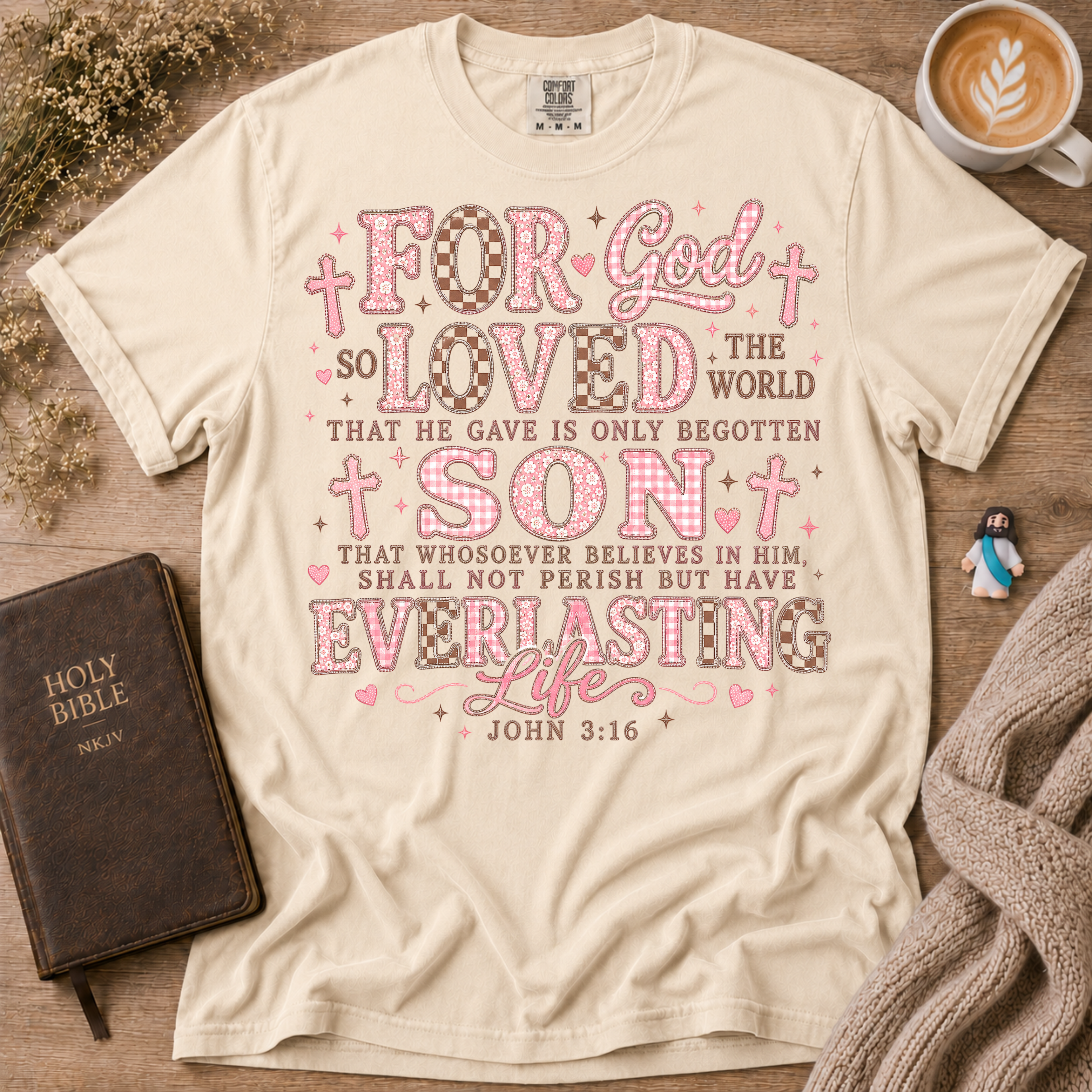 John 3:16 T-Shirt | Christian Faith Graphic Tee