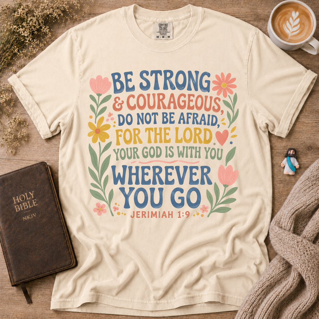 Jerimiah 1:9 T-Shirt | Christian Faith Graphic Tee