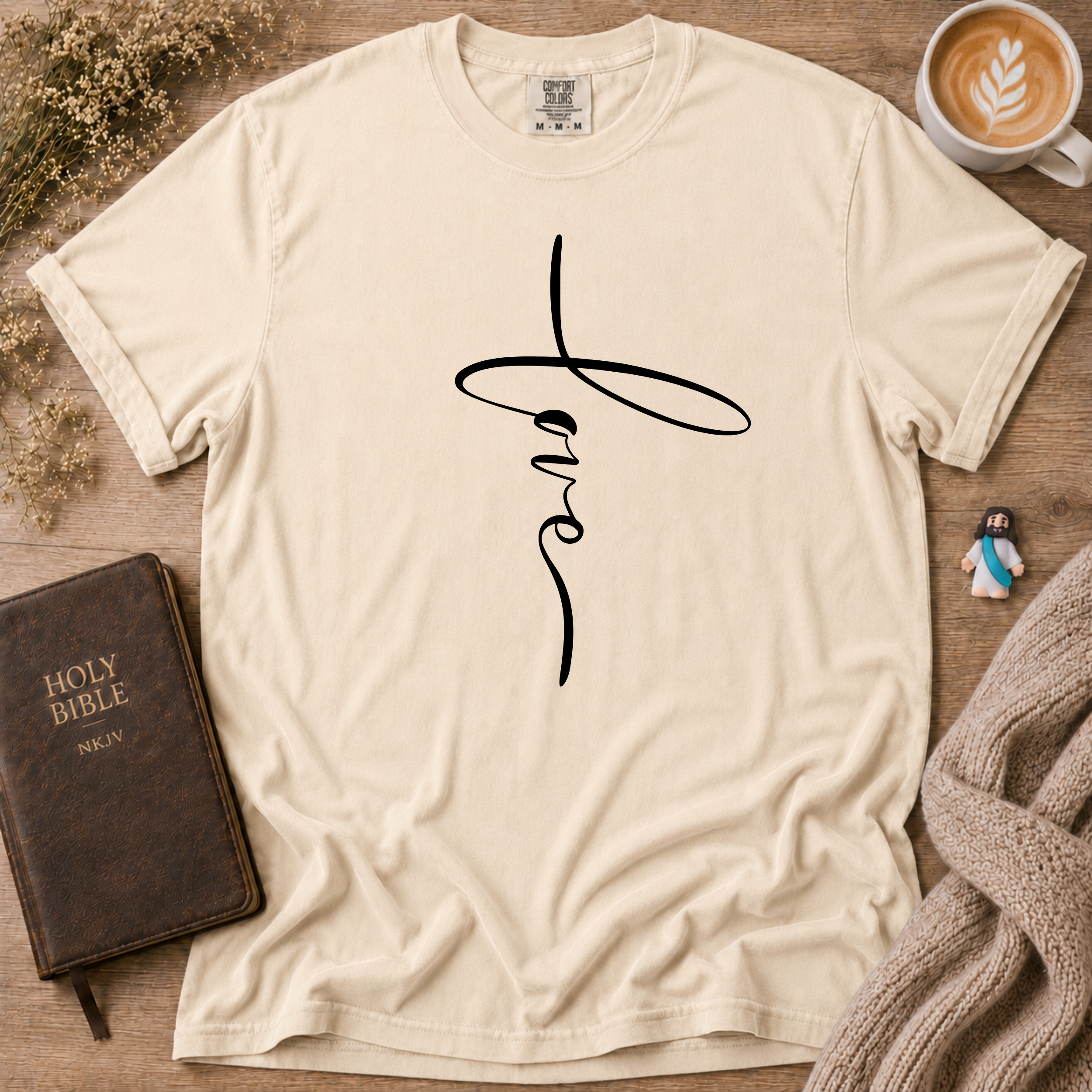 Love Cross T-Shirt | Christian Faith Graphic Tee