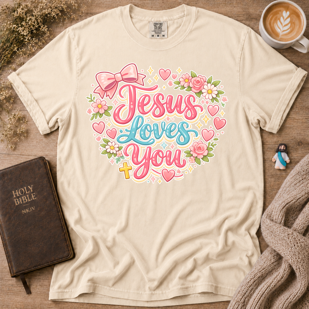 Jesus Loves You T-Shirt | Christian Faith Graphic Tee