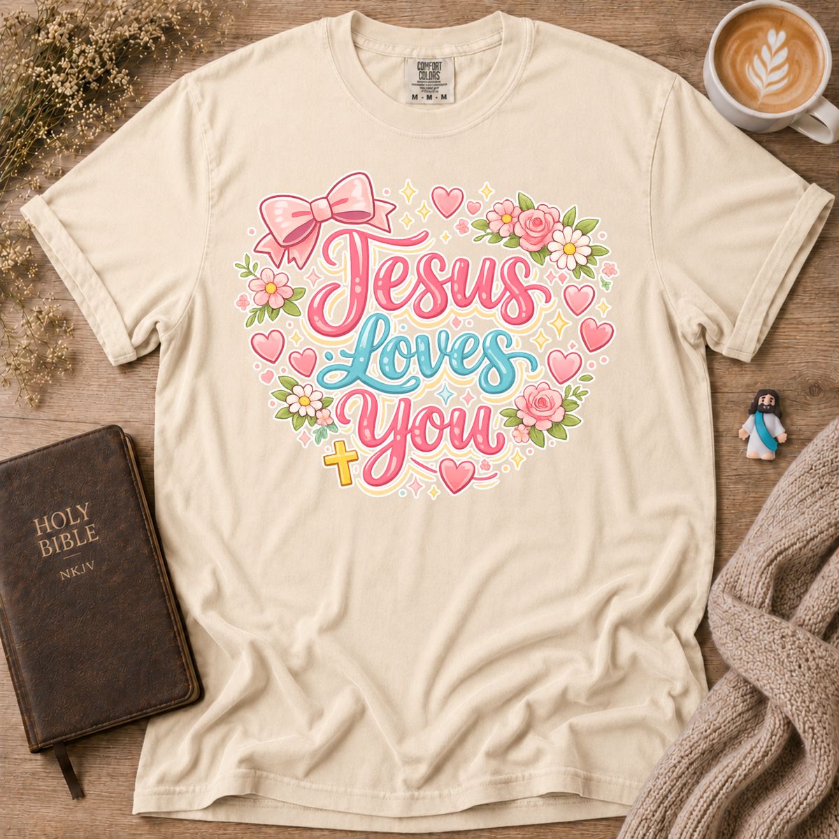 Jesus Loves You T-Shirt | Christian Faith Graphic Tee
