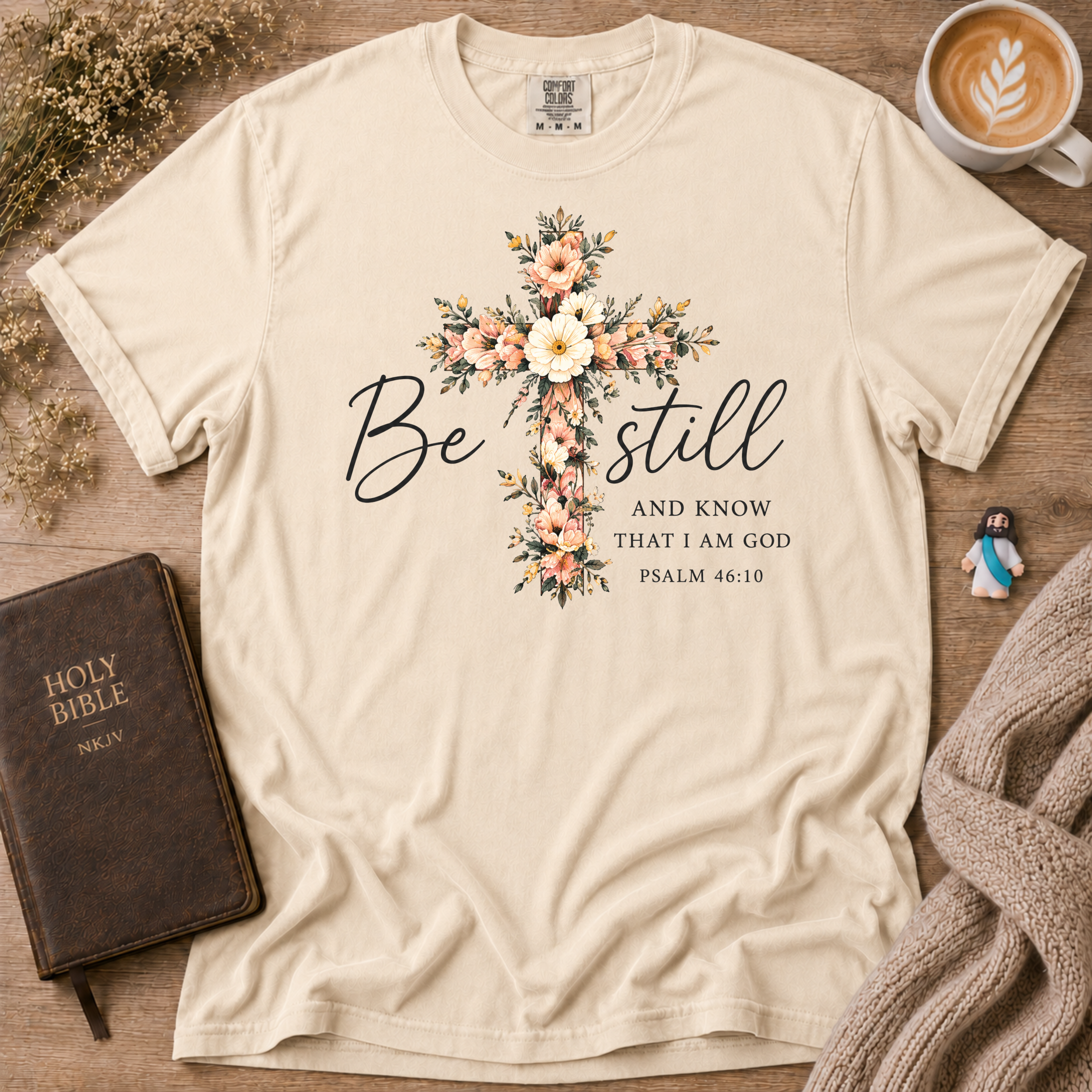 Pslams 46:10 T-Shirt | Christian Faith Graphic Tee
