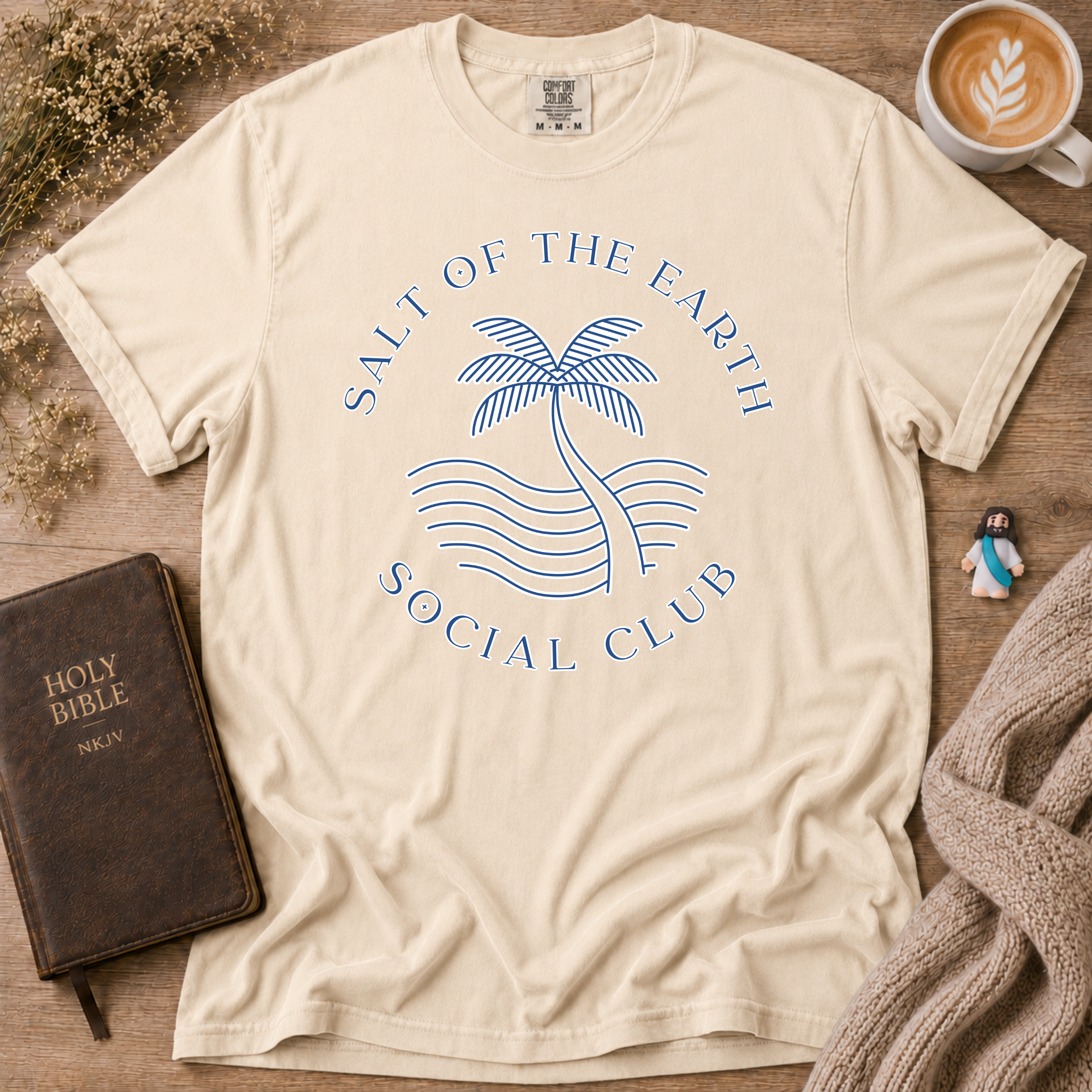 Salt Of The Earth Social Club T-Shirt | Christian Faith Graphic Tee