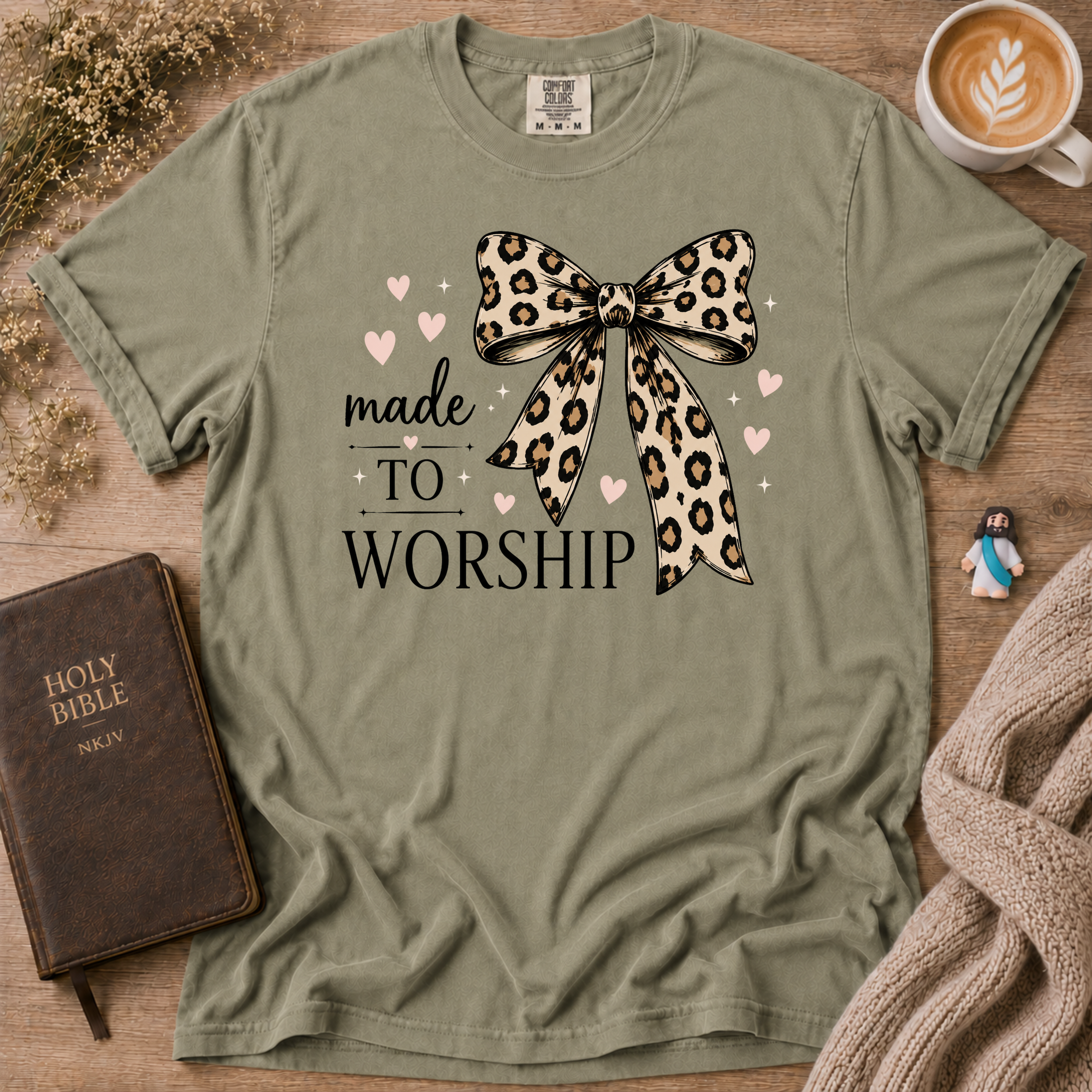 Made to Worship T-Shirt | Christian Faith Graphic Tee