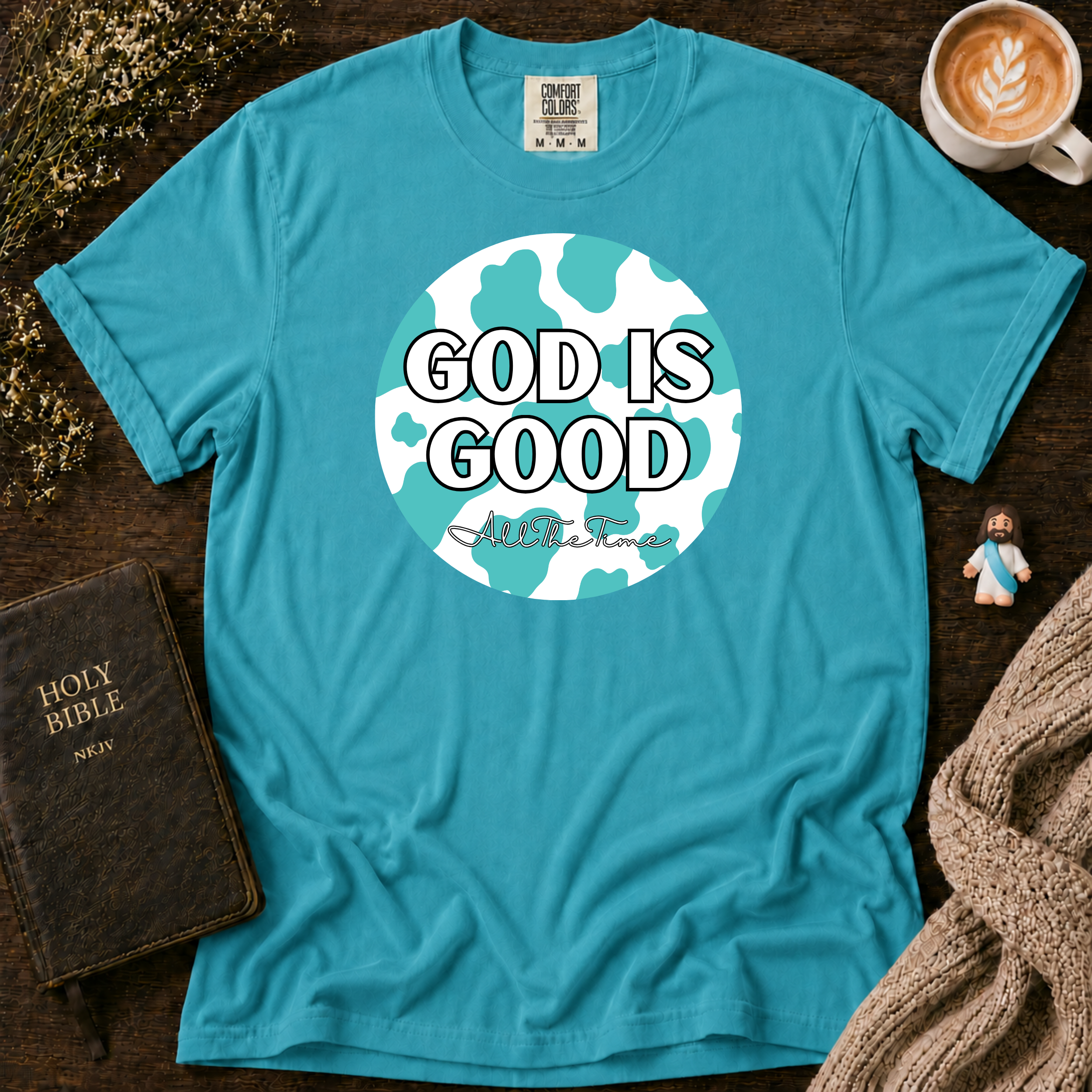 God Is Good Moo-Moo T-Shirt | Christian Faith Graphic Tee
