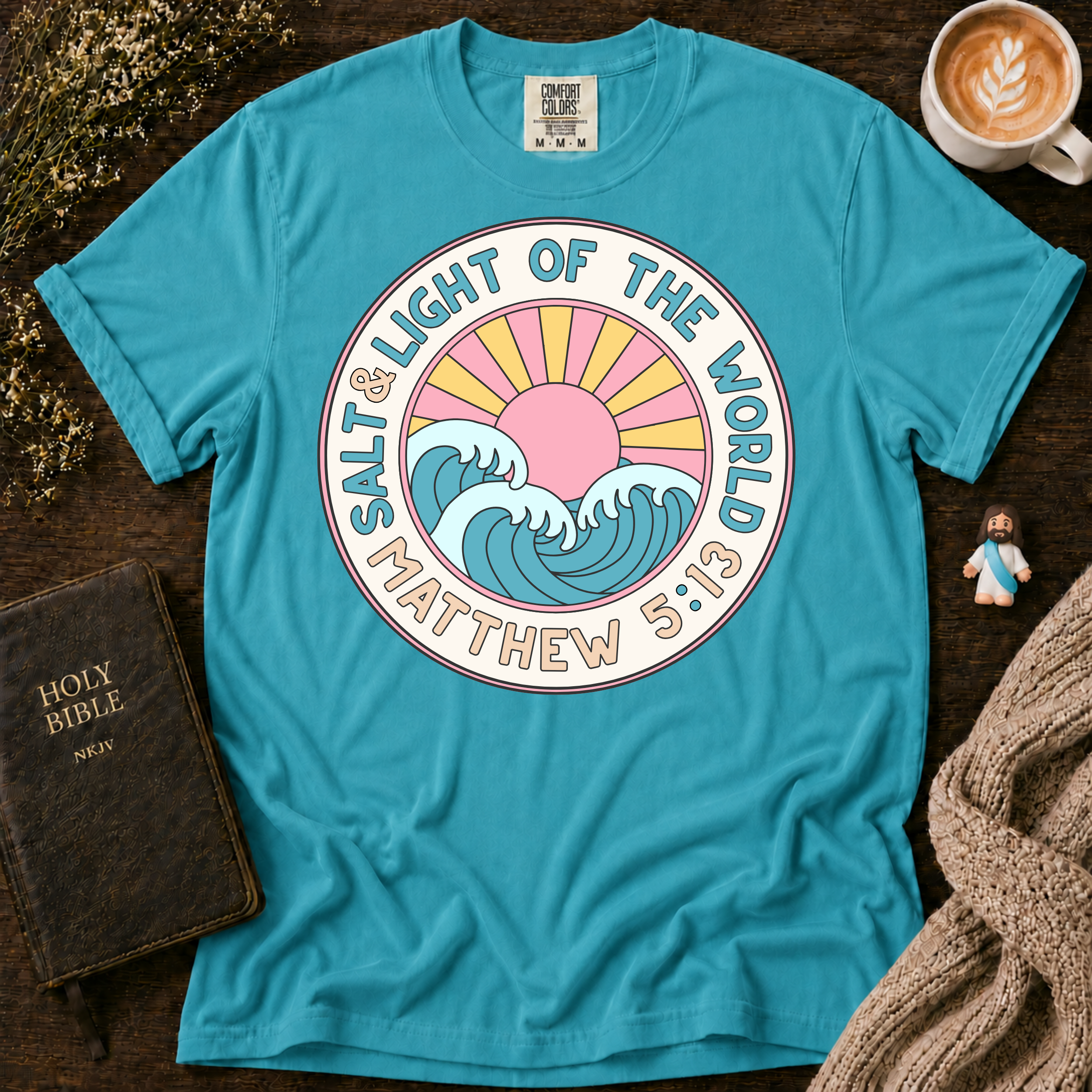 Salt & Light T-Shirt | Christian Faith Graphic Tee