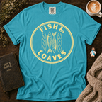 Fish & Loaves T-Shirt | Christian Faith Graphic Tee
