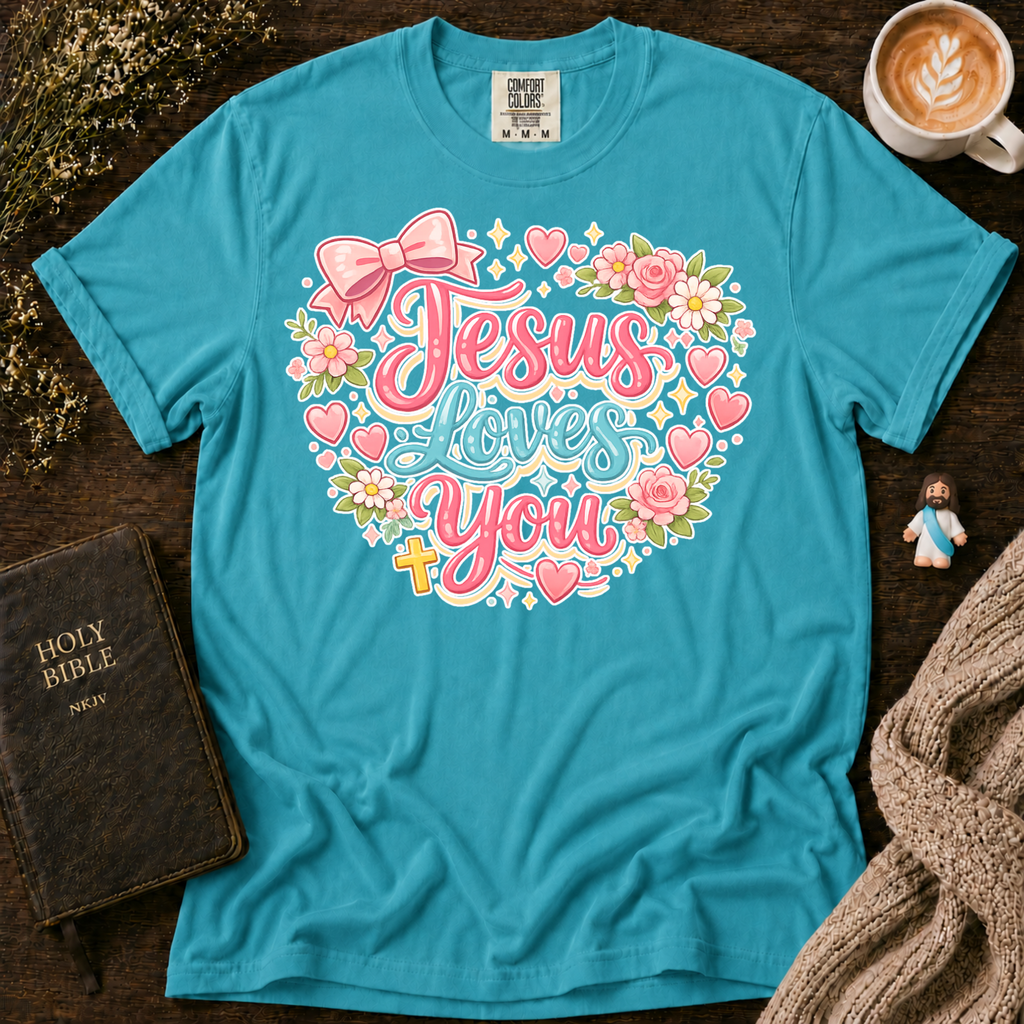 Jesus Loves You T-Shirt | Christian Faith Graphic Tee