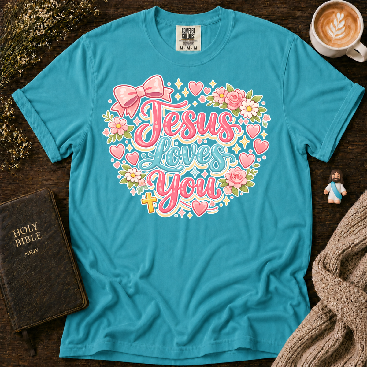 Jesus Loves You T-Shirt | Christian Faith Graphic Tee