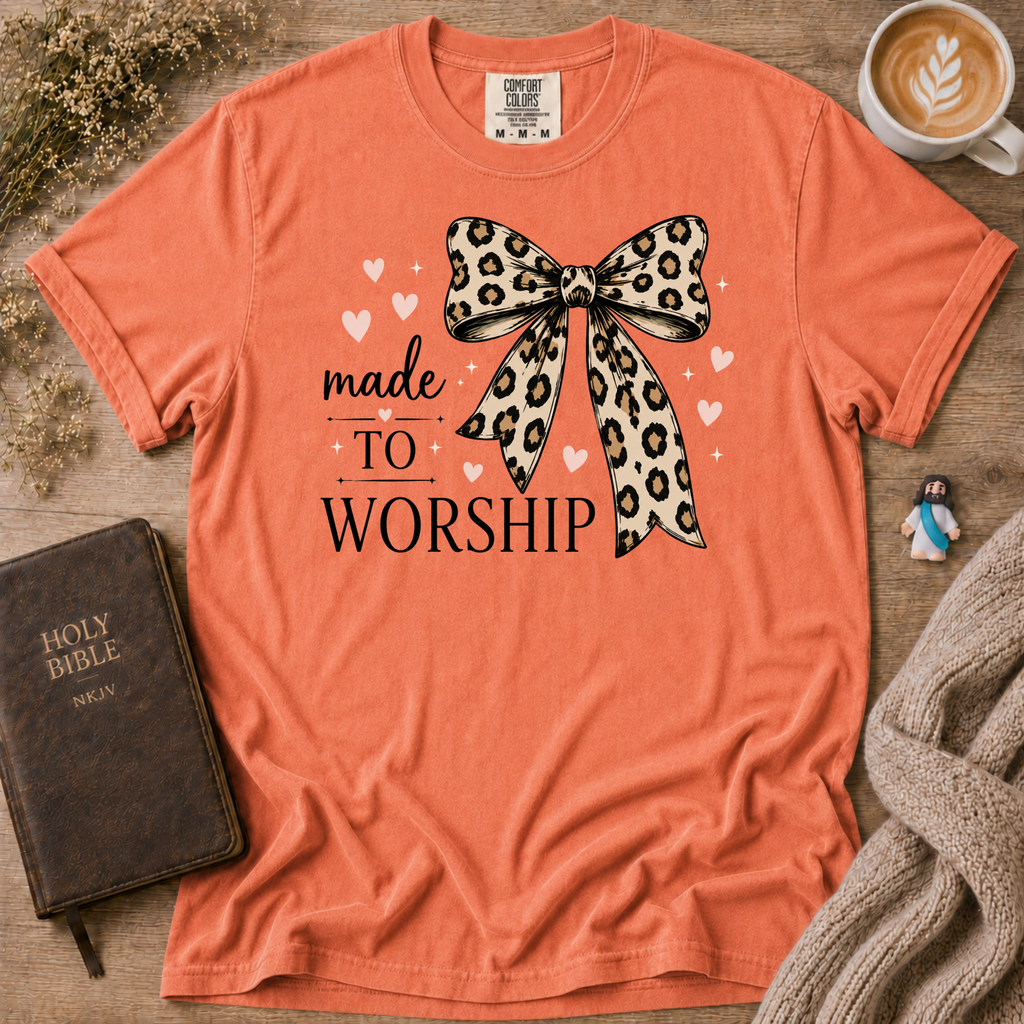 Made to Worship T-Shirt | Christian Faith Graphic Tee