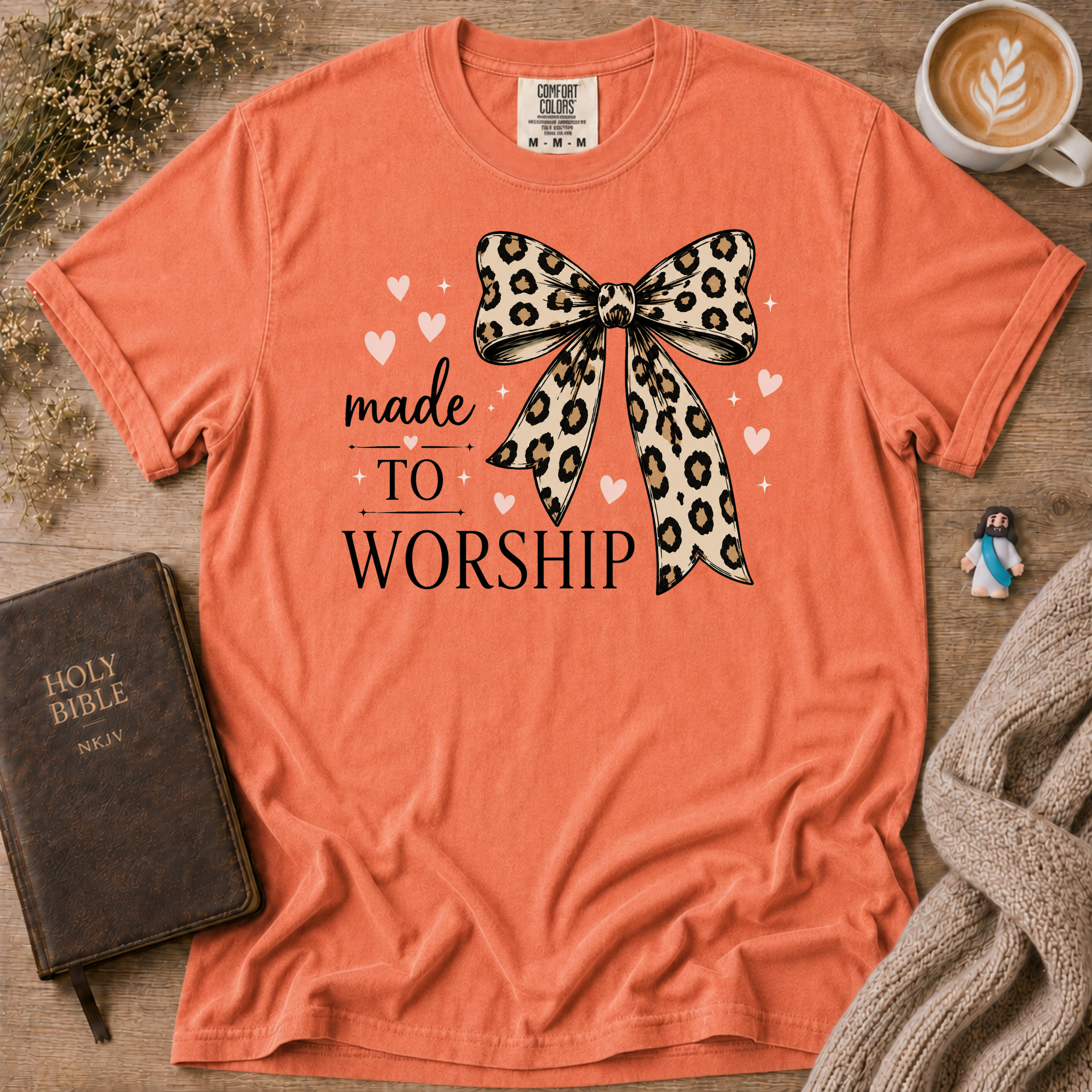 Made to Worship T-Shirt | Christian Faith Graphic Tee