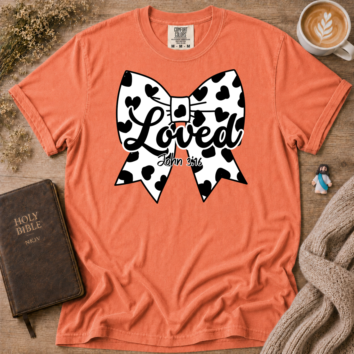 Cowgirl Polka Dot Bow T-Shirt | Christian Faith Graphic Tee