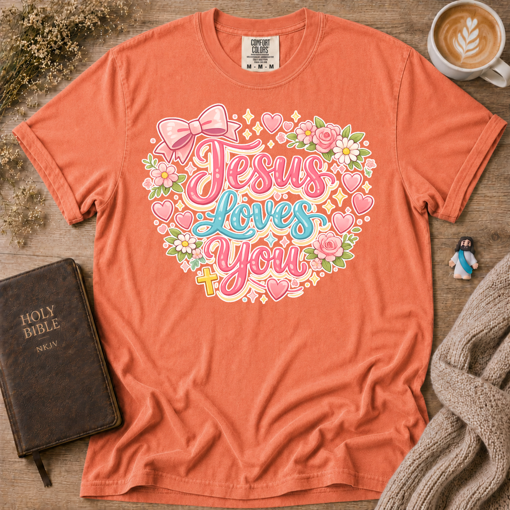 Jesus Loves You T-Shirt | Christian Faith Graphic Tee