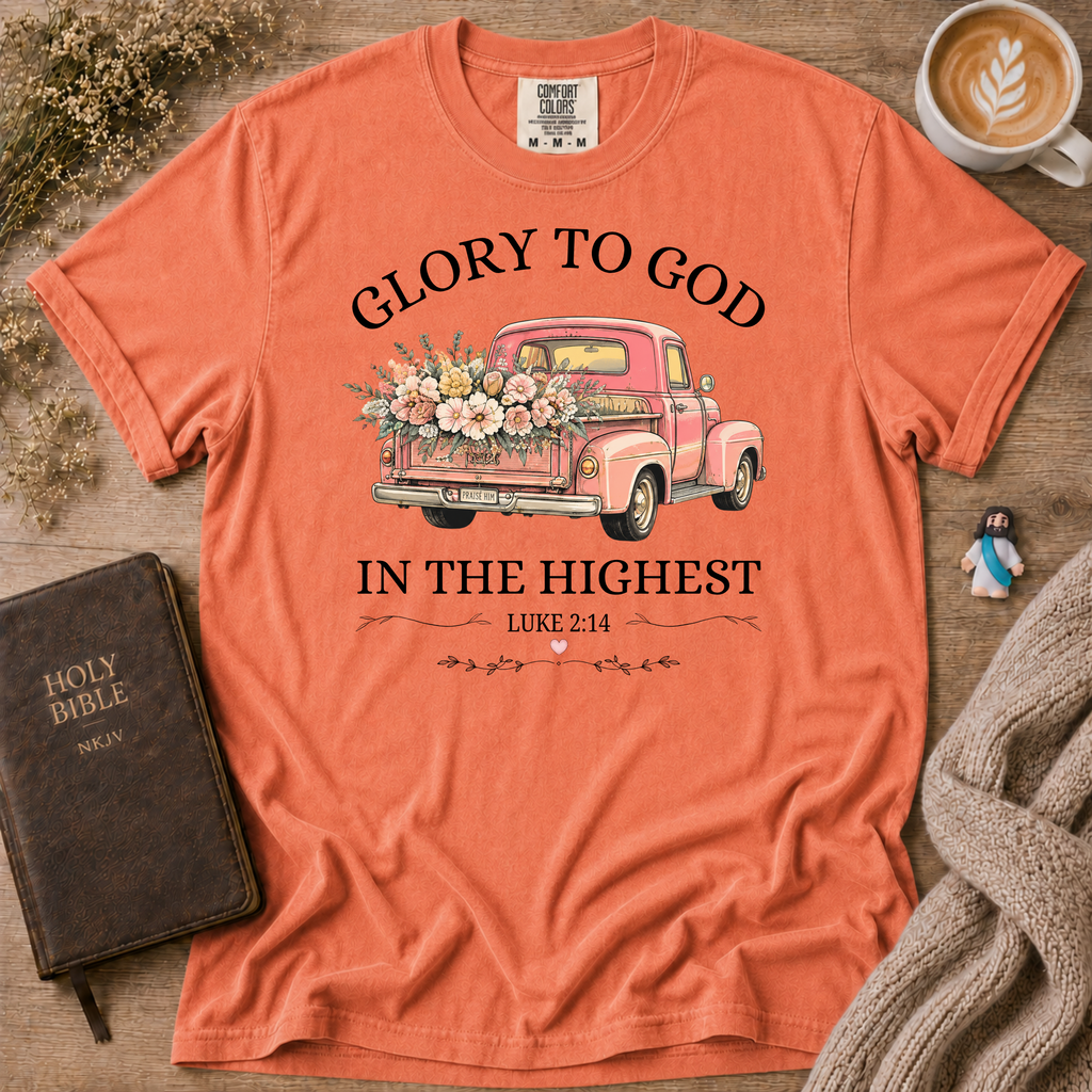 Glory To God T-Shirt | Christian Faith Graphic Tee
