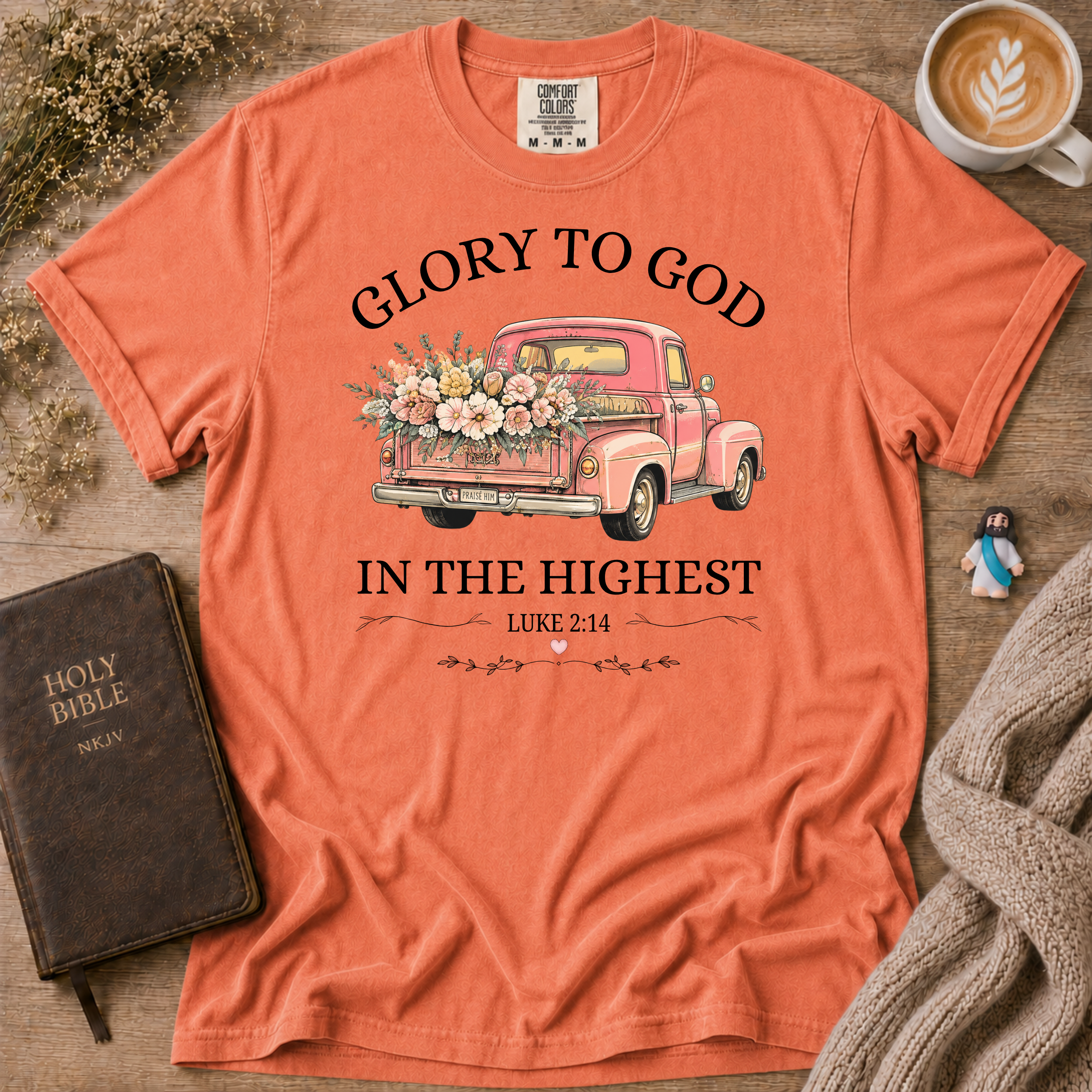 Glory To God T-Shirt | Christian Faith Graphic Tee