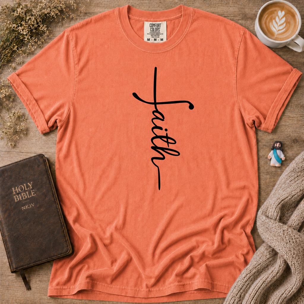 Faith Cross T-Shirt | Christian Faith Graphic Tee