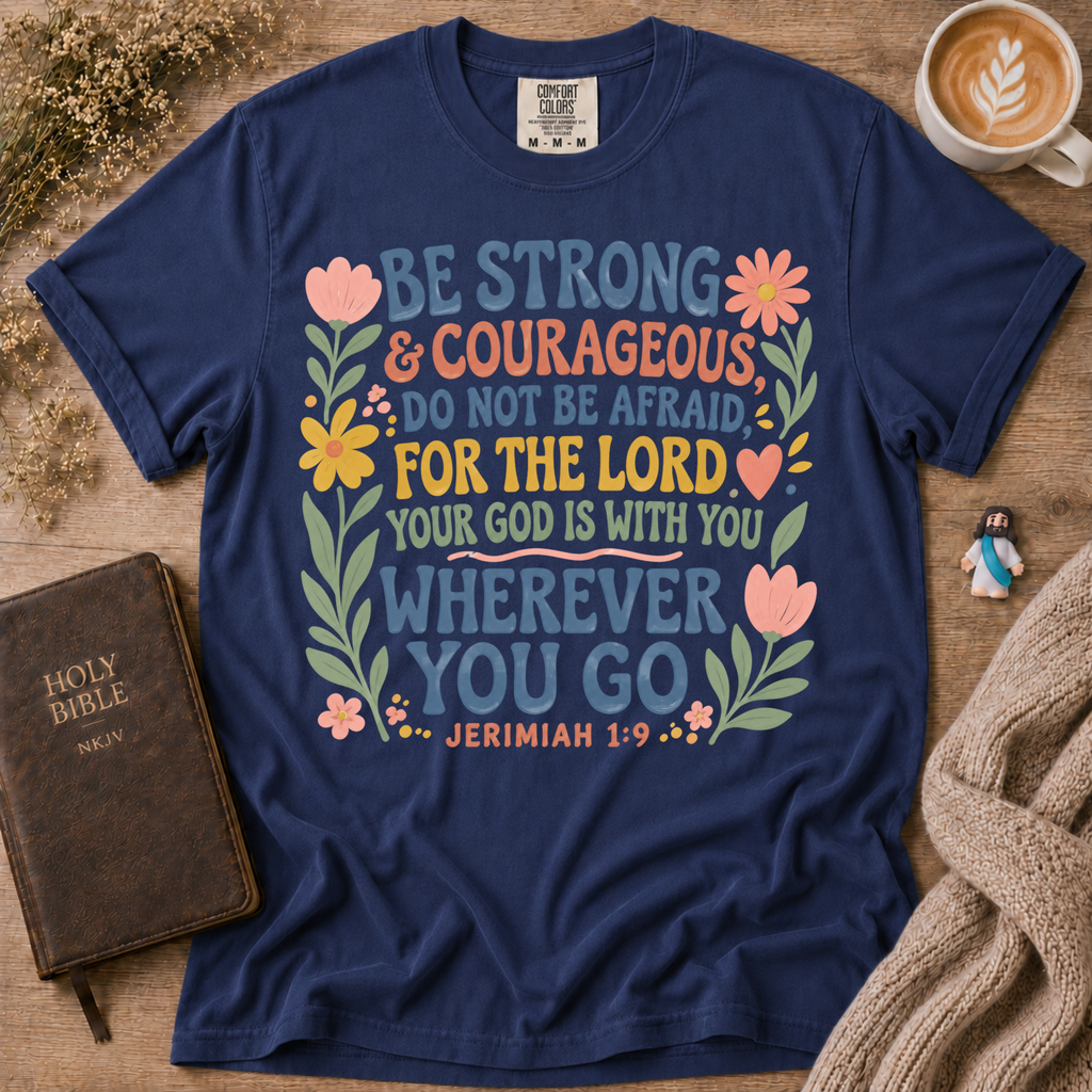 Jerimiah 1:9 T-Shirt | Christian Faith Graphic Tee