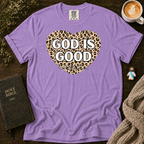 God Is Good Leopard T-Shirt | Christian Faith Graphic Tee