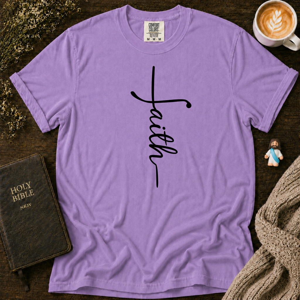 Faith Cross T-Shirt | Christian Faith Graphic Tee