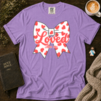 Red Polka Dot Bow T-Shirt | Christian Faith Graphic Tee