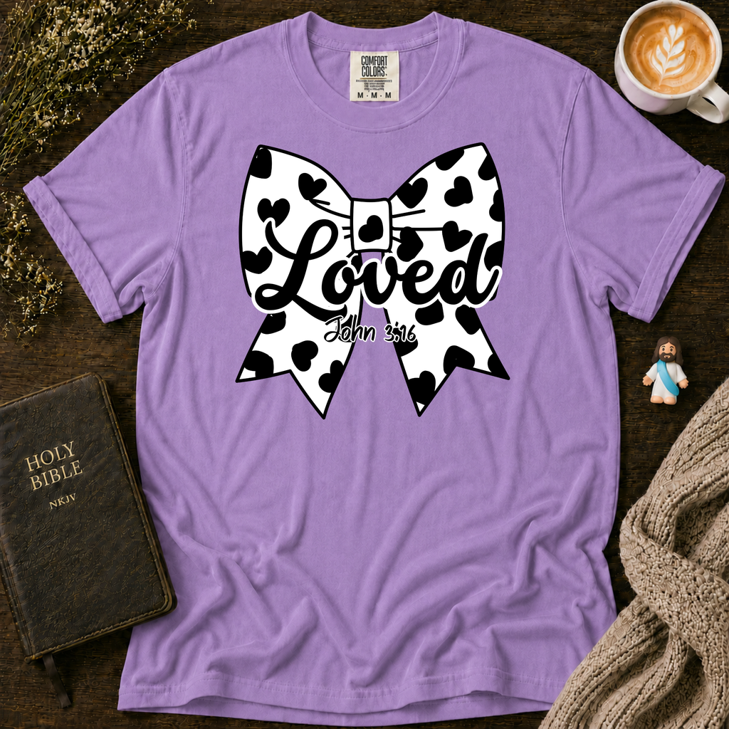 Cowgirl Polka Dot Bow T-Shirt | Christian Faith Graphic Tee