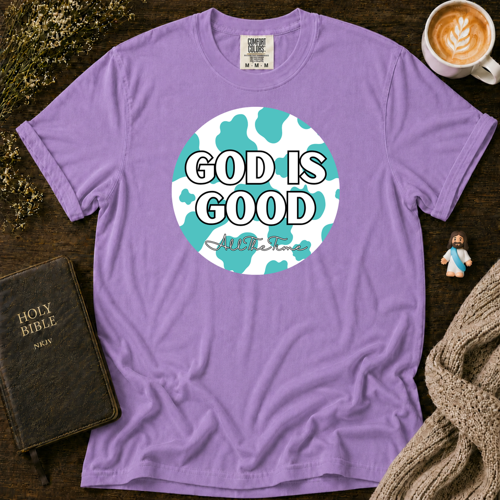 God Is Good Moo-Moo T-Shirt | Christian Faith Graphic Tee