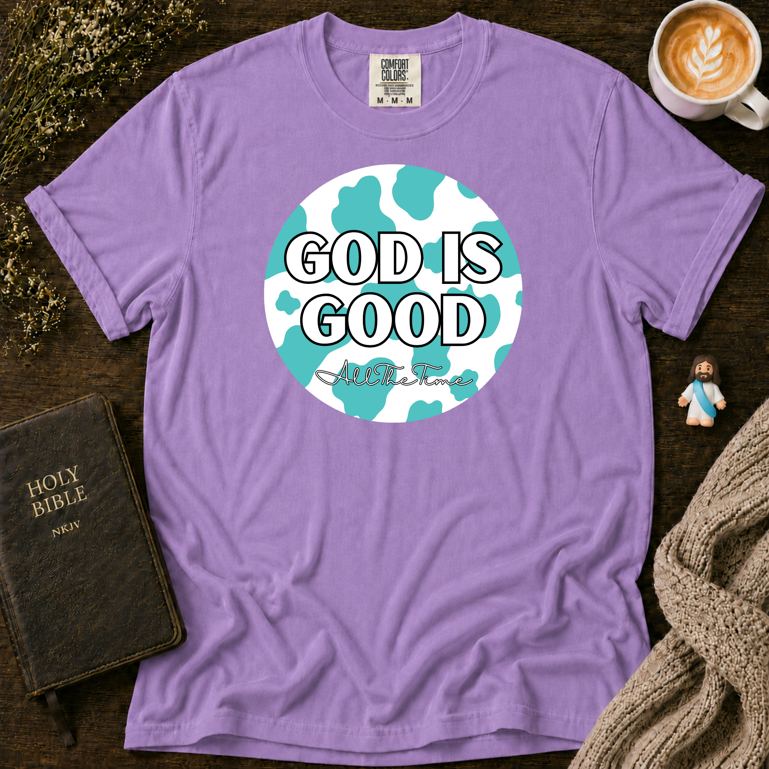 God Is Good Moo-Moo T-Shirt | Christian Faith Graphic Tee