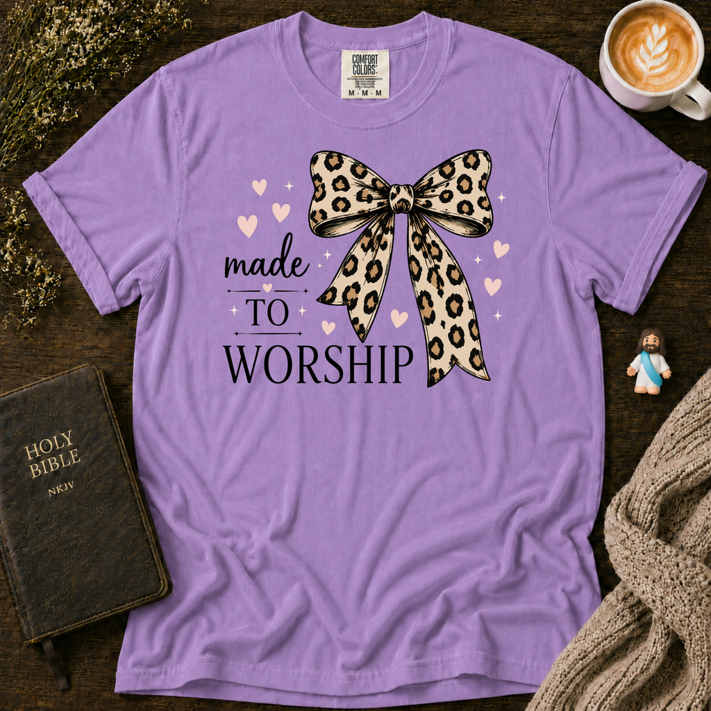 Made to Worship T-Shirt | Christian Faith Graphic Tee