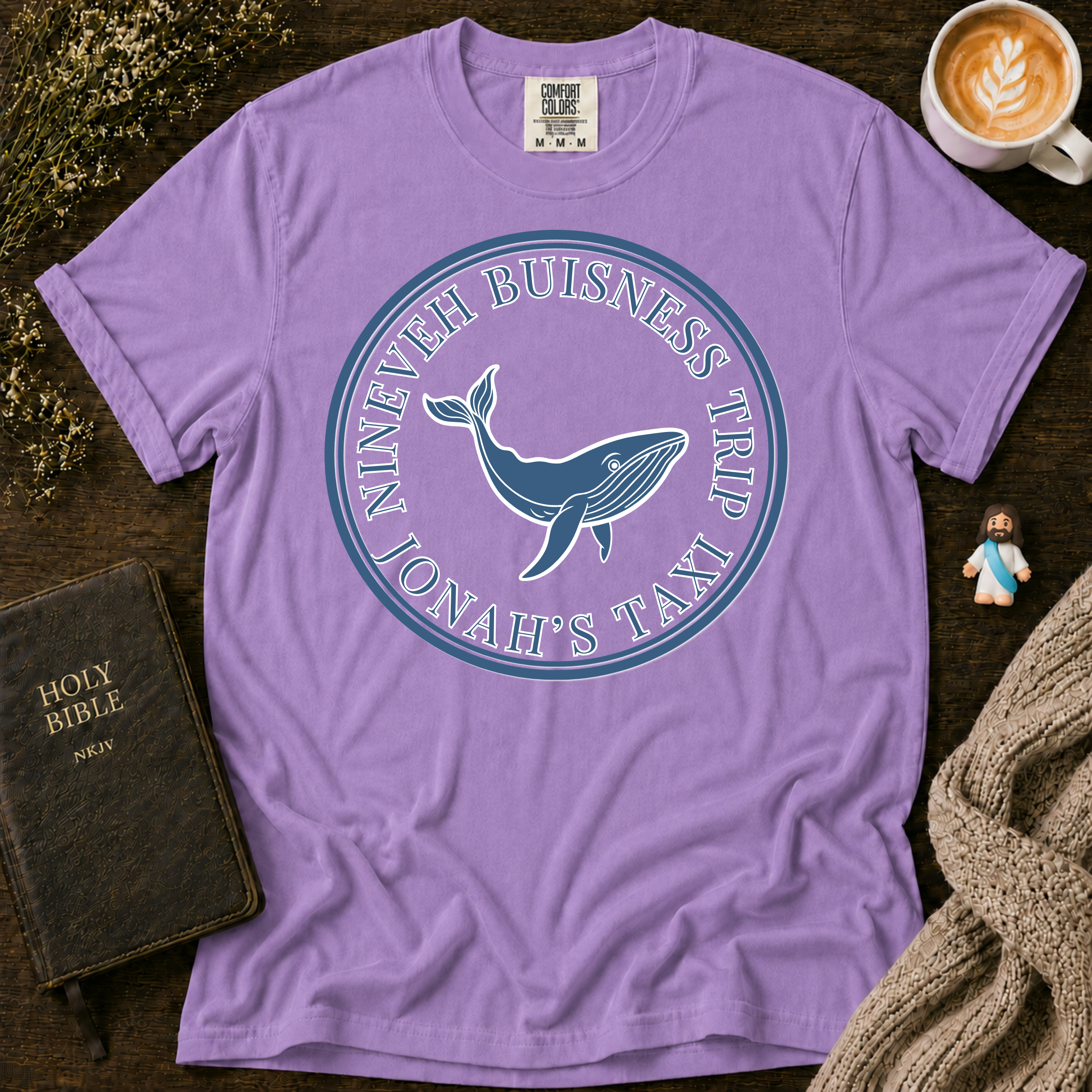 Jonah's Taxi T-Shirt | Christian Faith Graphic Tee