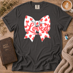 Red Polka Dot Bow T-Shirt | Christian Faith Graphic Tee