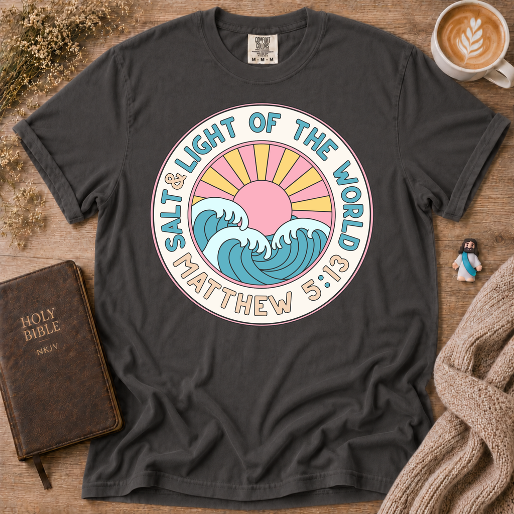 Salt & Light T-Shirt | Christian Faith Graphic Tee