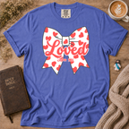Red Polka Dot Bow T-Shirt | Christian Faith Graphic Tee