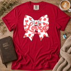 Red Polka Dot Bow T-Shirt | Christian Faith Graphic Tee